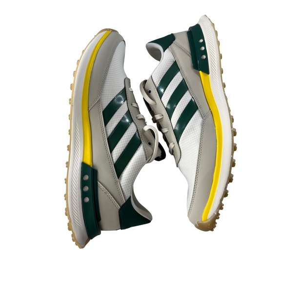Adidas S2G SL 24 Golf Shoes Mens White Green Yellow JI4030 Size 11.5 NEW